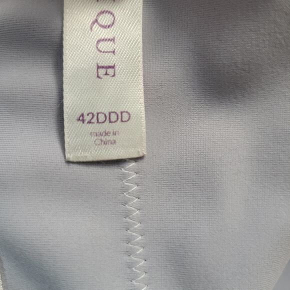 Cacique Lightly Lined Balconette Bra Grey  Animal Print 42DDD 42F - Picture 7 of 7